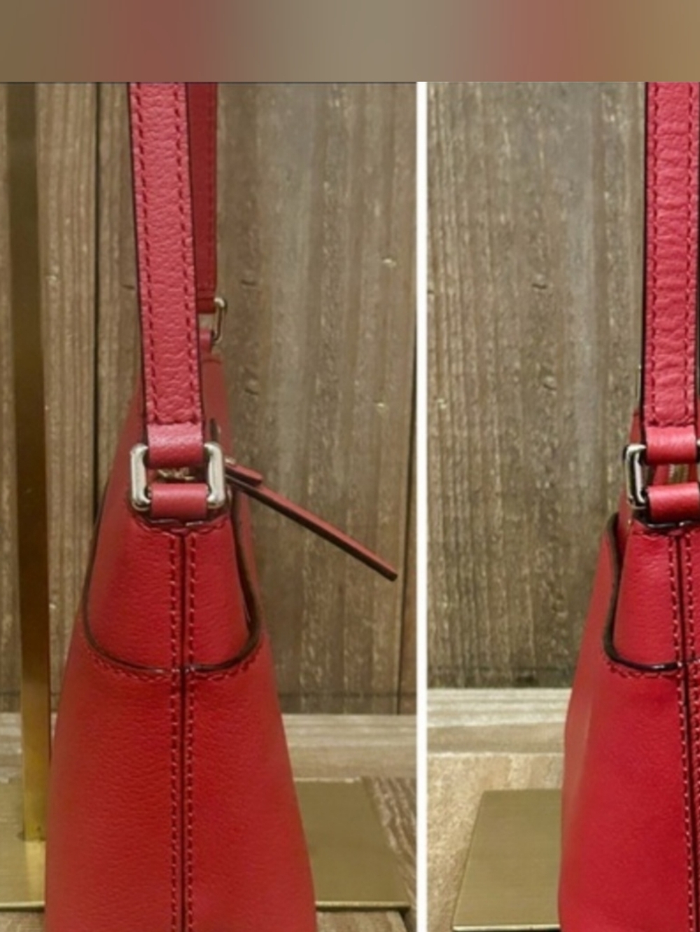 Kate Spade New York Red Leather Crossbody Bag EUC - Picture 6 of 7